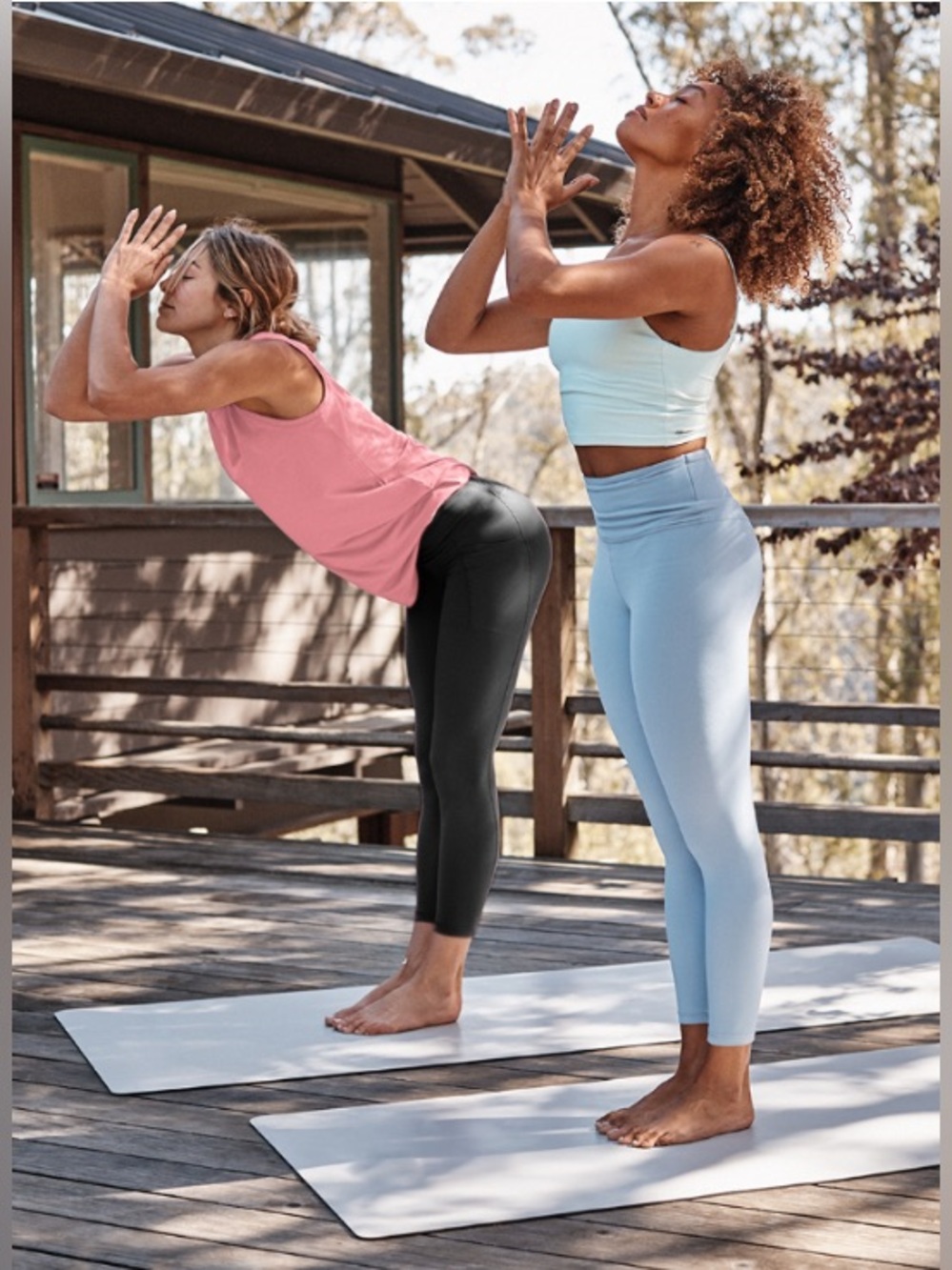 Athleta Ultra High Rise Elation 7/8th Tights in Warm Light Blue, Small Petite